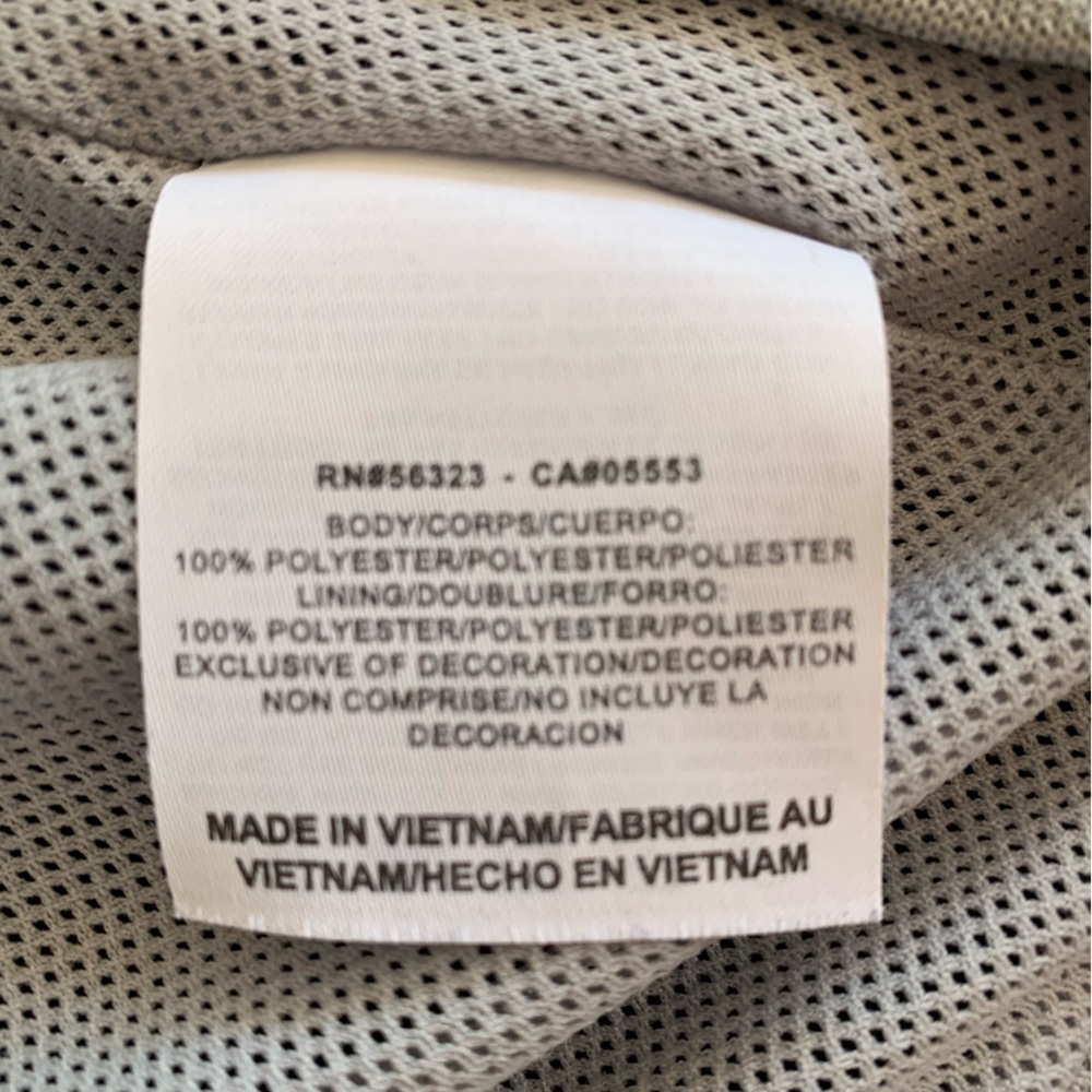 EUC Nike Men Sportwear Windrunner Jacket Size M in Grey/White/Black Combo - Picture 5 of 13